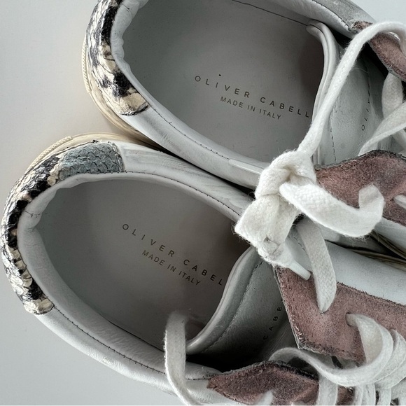 Oliver Cabell Low 1 Malibu Distressed Leather Made in Italy Size US9  EU39‎ - Picture 9 of 12